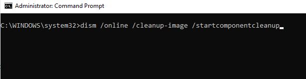 dism /online /cleanup-image /startcomponentcleanup